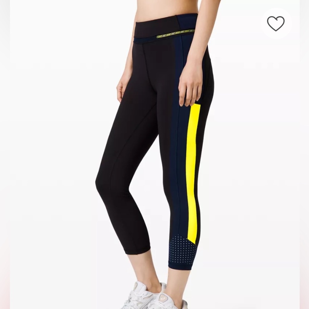 Lululemon Break New Ground Limited Edition Crop Leggings sz 6